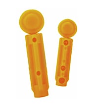 a pair of standard lancets