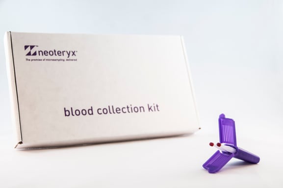 blood collection kit to mail to blood laboratory for testing