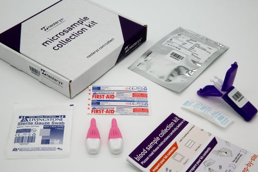 Pediatric Mitra Kit with Pink Lancets-RUO