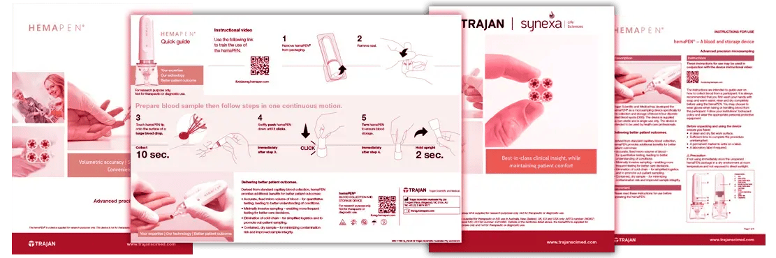 a collage of hemapen resources documents