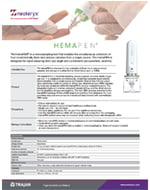 hemapen specification sheet cover