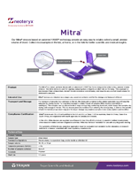 pdf cover of the mitra microsampler specification sheet