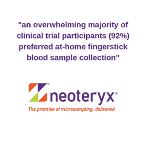 an overwhelming majority 92 preferred at-home fingerstick
