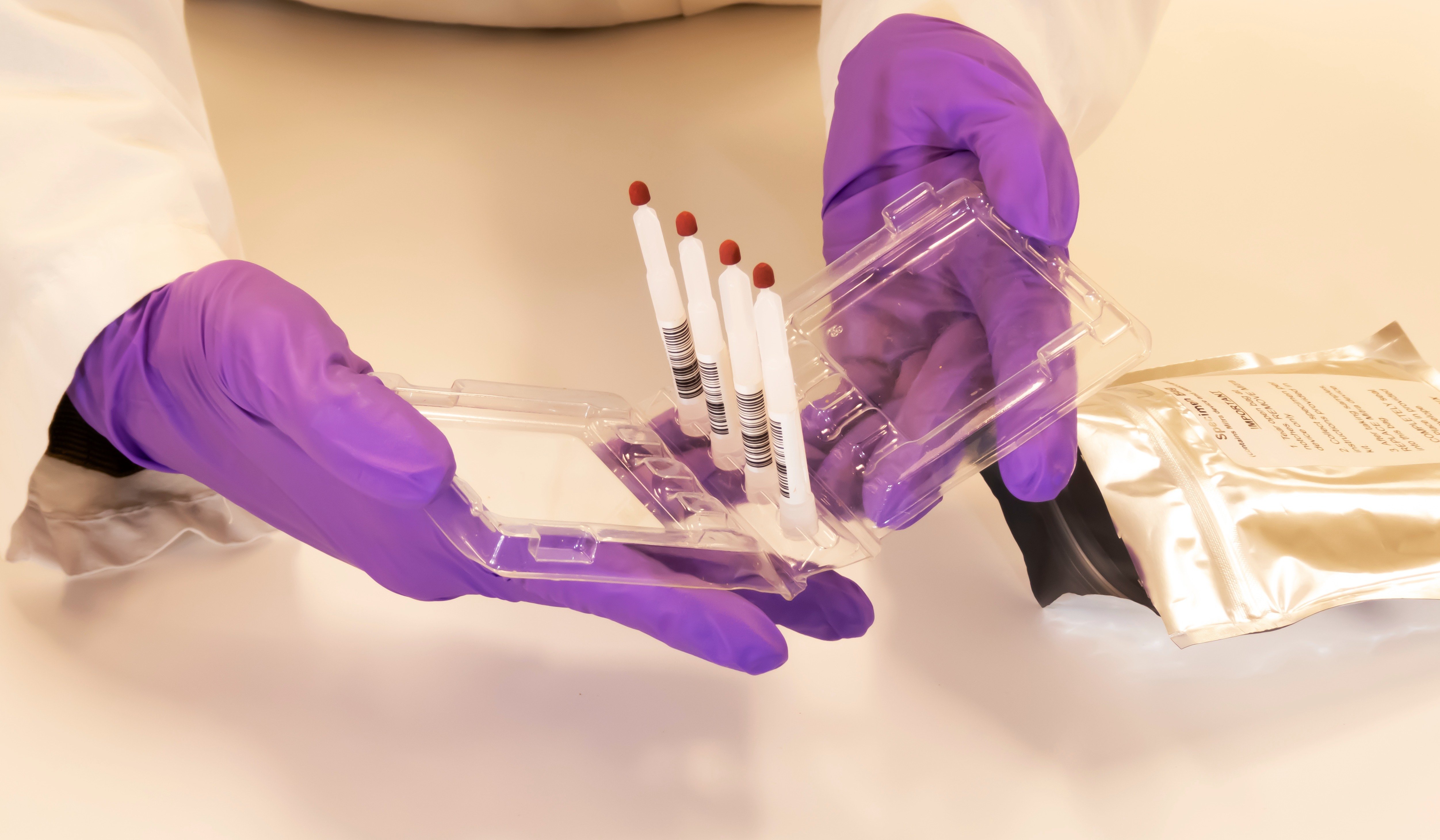 detecting forever chemicals in blood microsamples