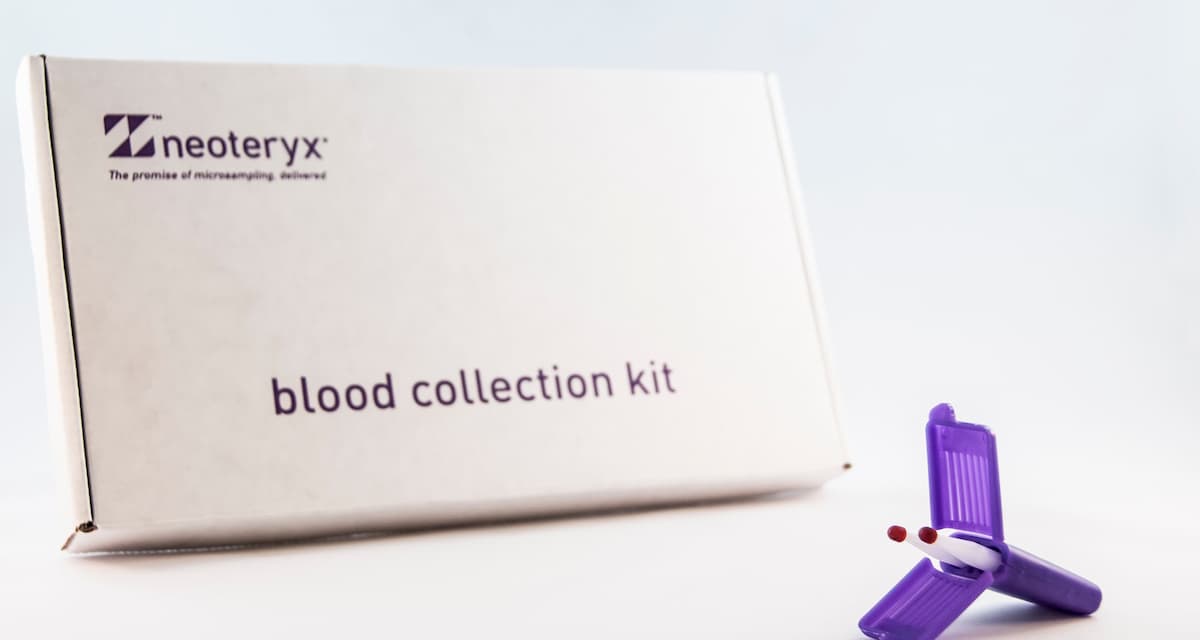 blood collection kit to mail to blood laboratory for testing
