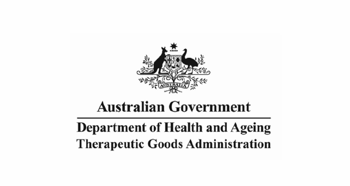 Australian government department of health therapeutic goods administration tga logo