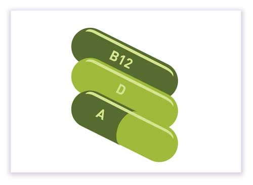 illustration of vitamin pills detected with Mitra dry-blood microsamples illustration of vitamin pills detected with Mitra dry-blood microsamples