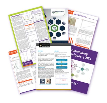 click this image collage to visit our third party case studies that utilize a Micro specimen collection protocol