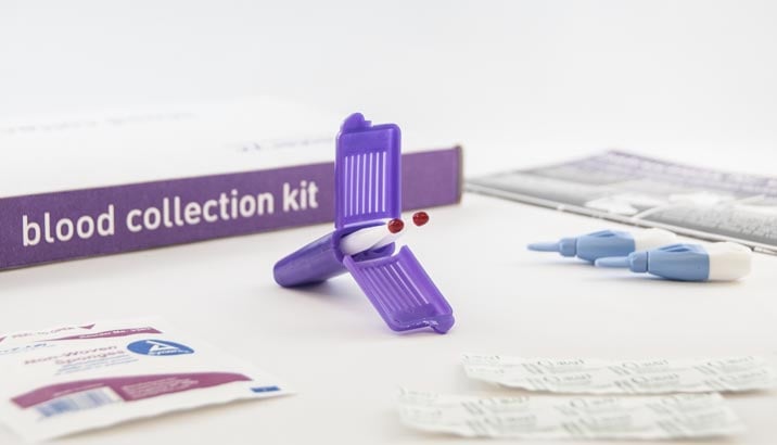 Mitra blood collection kit for coronavirus tests in labs