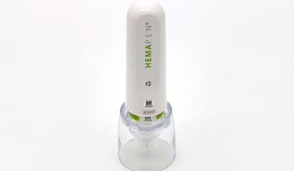 The hemaPEN DBS device be itself