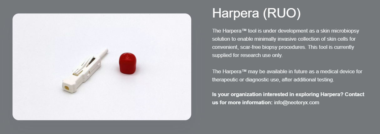 Harpera microbiopsy tool